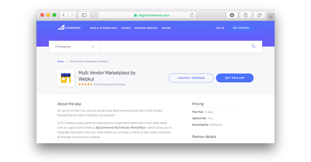 BigCommerce Multi Vendor platform